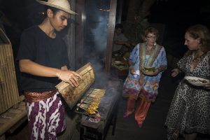 Bali Asli guests can't wait to eat!